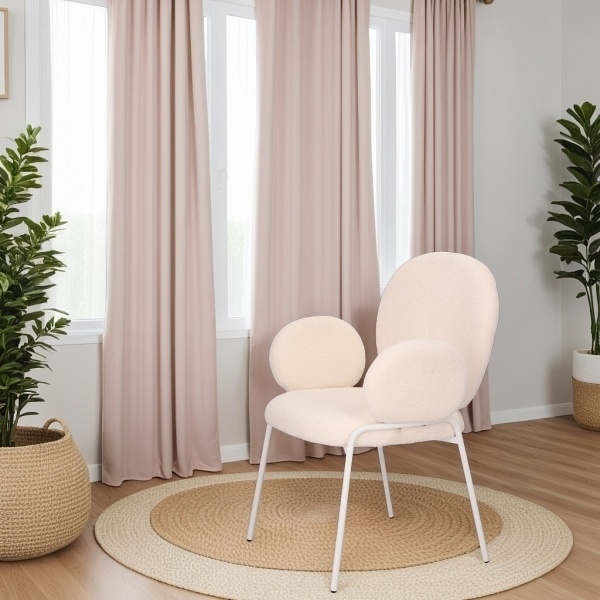 Krzesło Bianco Arm beżowe - Intesi